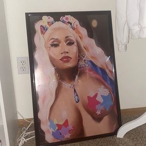 Nicki Minaj poster with frame 💗💕